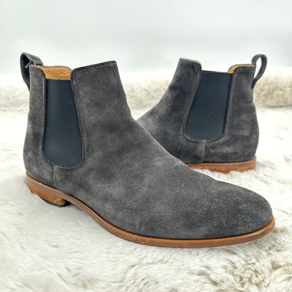 Vince ALDOUS’‎  Graphite Men’s Suede Leather Chelsea Boots size 9 main image 4